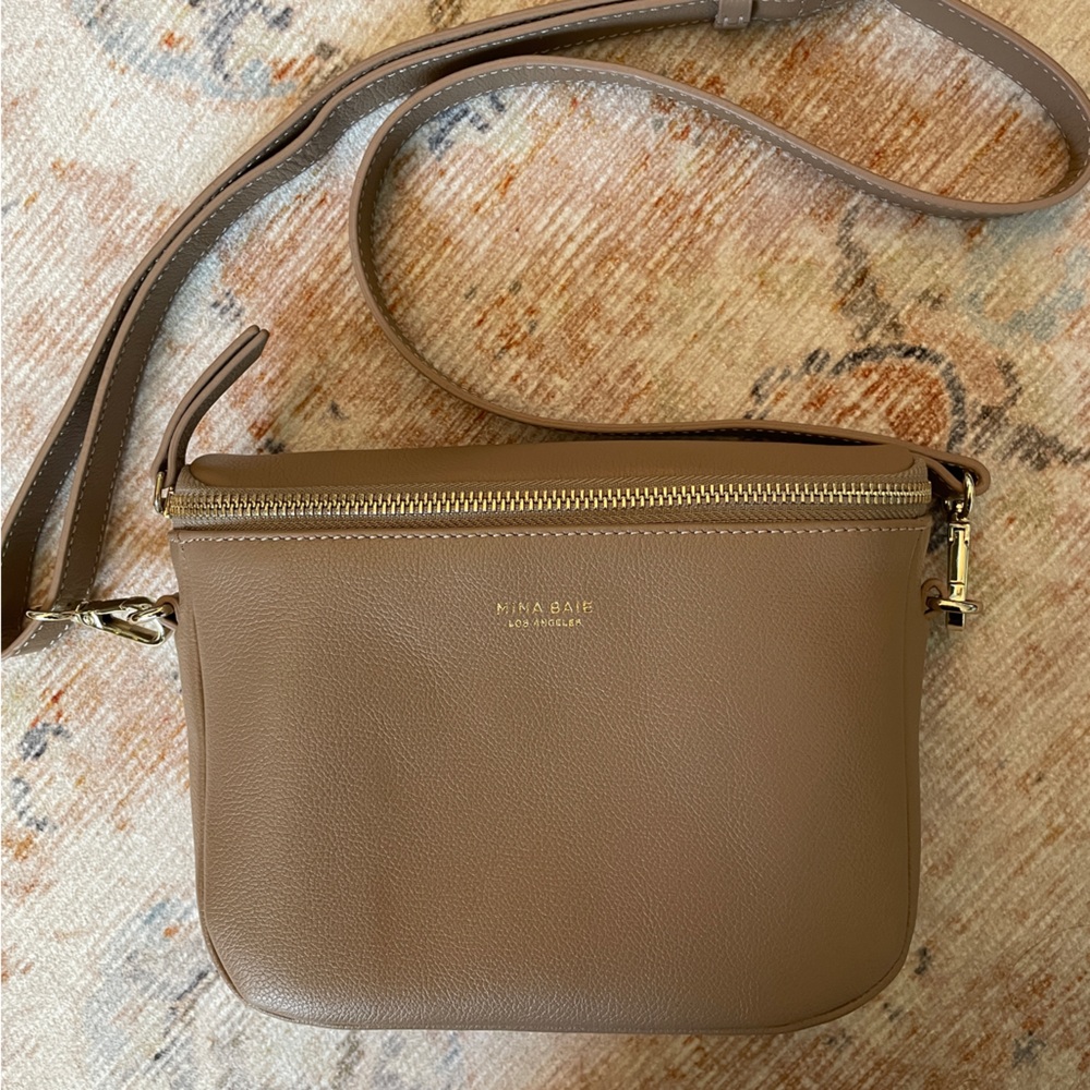 Mina Baie Fanny in Desert leather